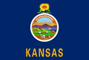 The official logo of Kansas.