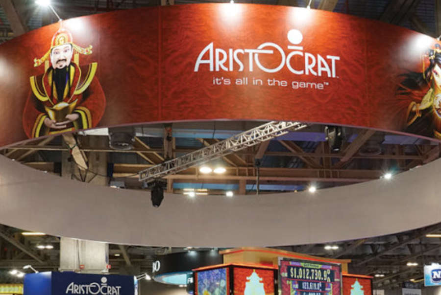 Aristocrat's official boot at an expo.