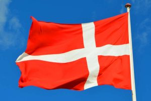 Denmak's national flag and renewed partnership between Danske Spil and GVC Holdings.
