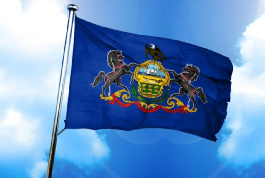 Pennsylvania's official flag.
