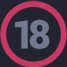 18 plus icon