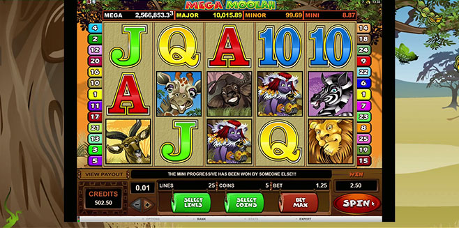 screenshot microgaming mega moolah