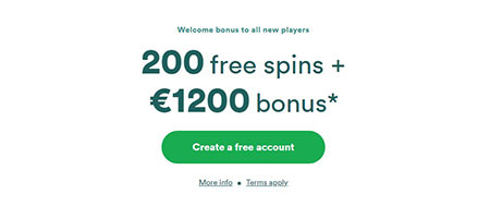 Casino bonus for new users.